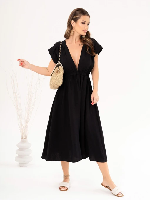 Платья ISSA Plus модель 14078_black Фото