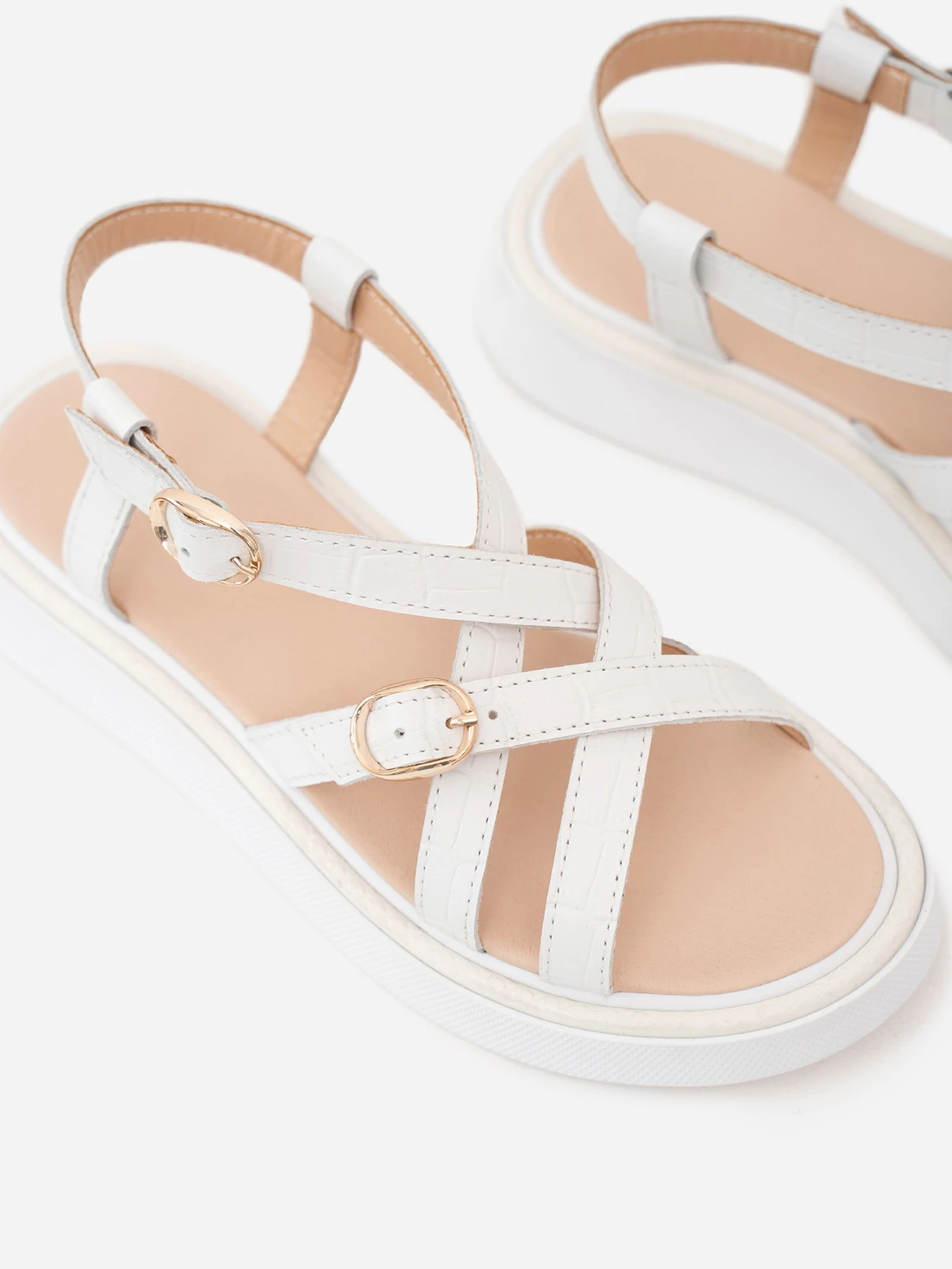 Сандалии ISSA Plus модель OB2-264_white Фото