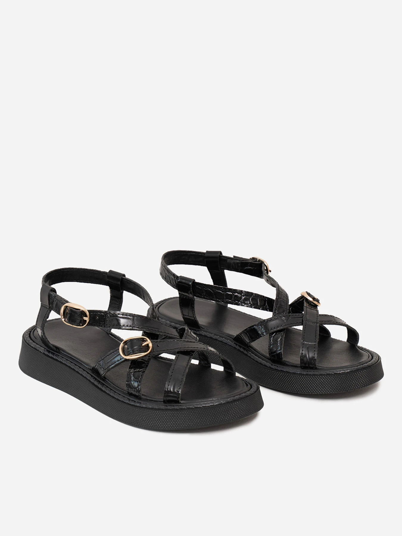 Сандалии ISSA Plus модель OB2-264_black Фото