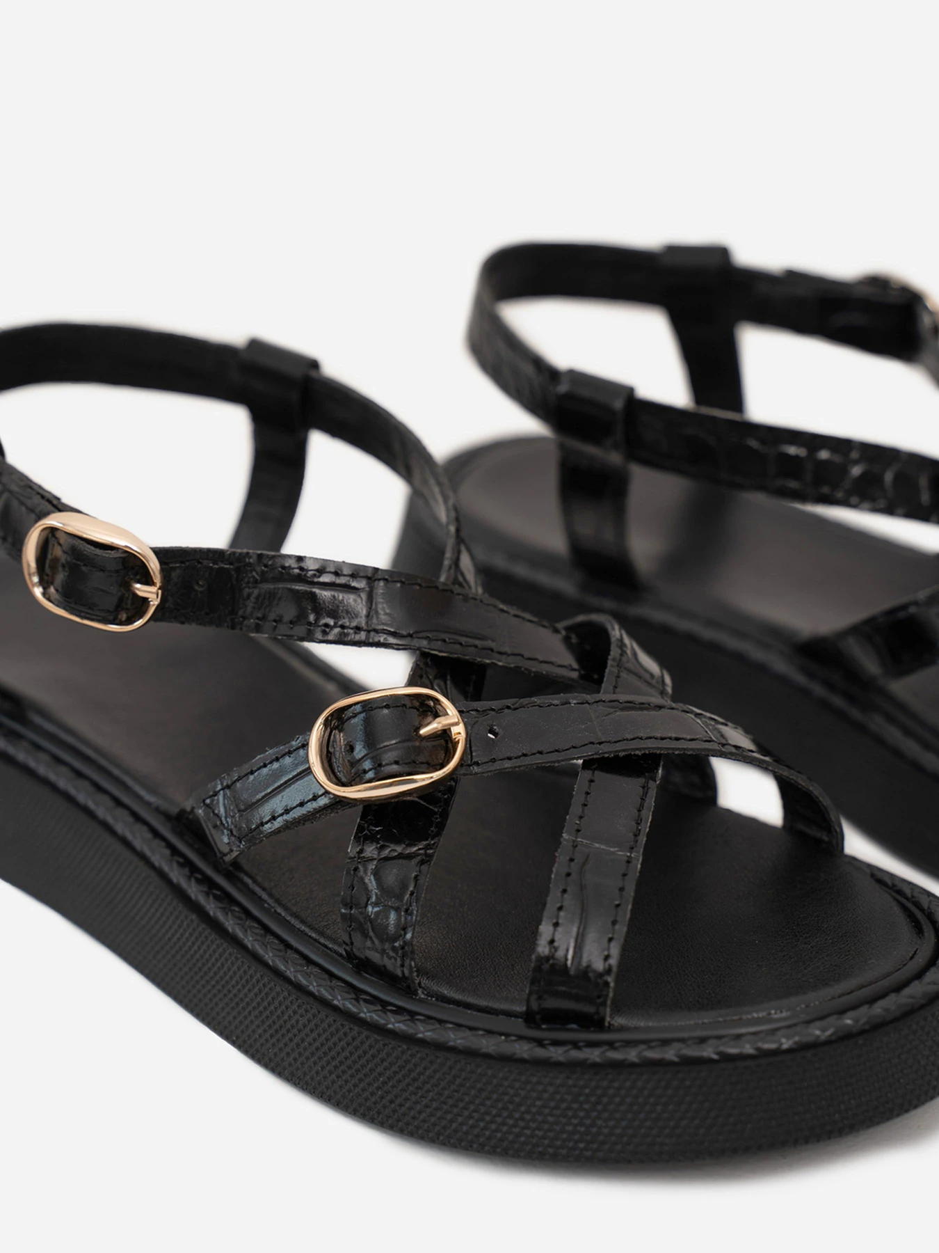 Сандалии ISSA Plus модель OB2-264_black Фото