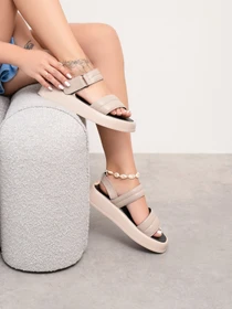 Сандалии ISSA Plus модель OB2-266_beige Фото