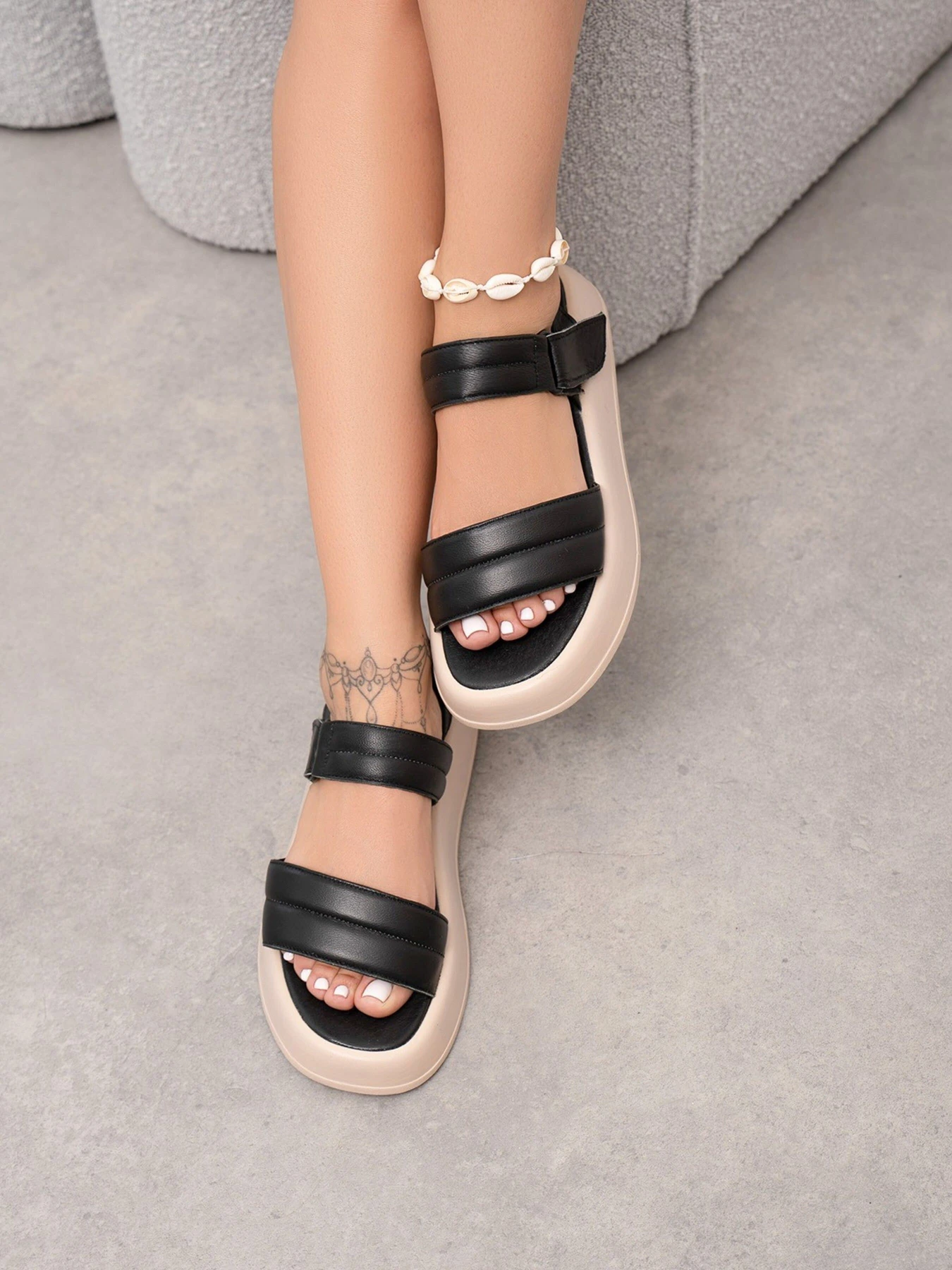 Сандалии ISSA Plus модель OB2-266_black Фото
