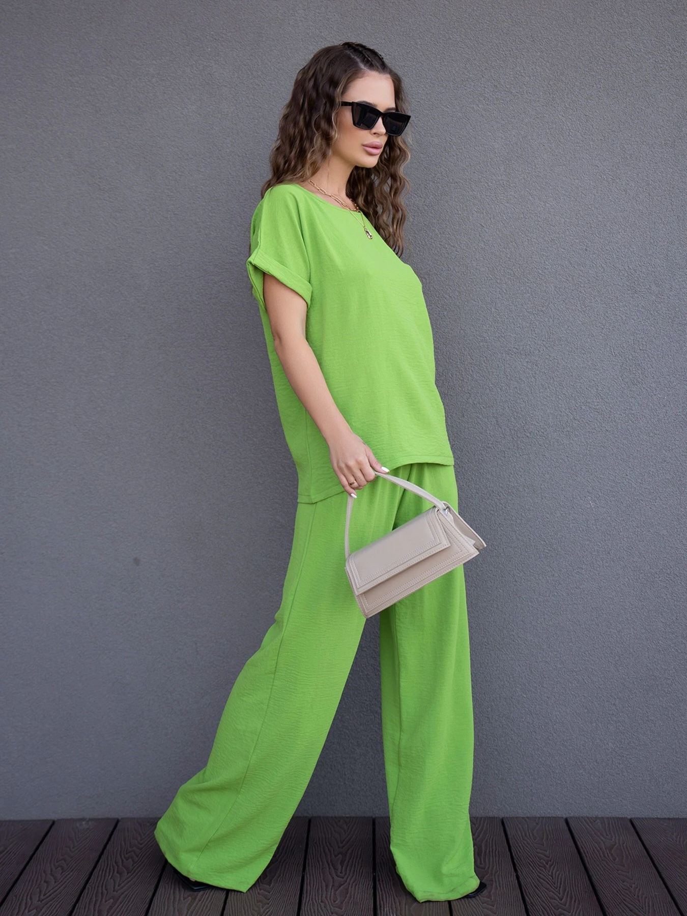 Костюмы ISSA Plus модель 12766_green Костюмы ISSA Plus модель 12766_green Фото