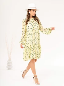 Сукні ISSA Plus модель 14054_yellow Фото