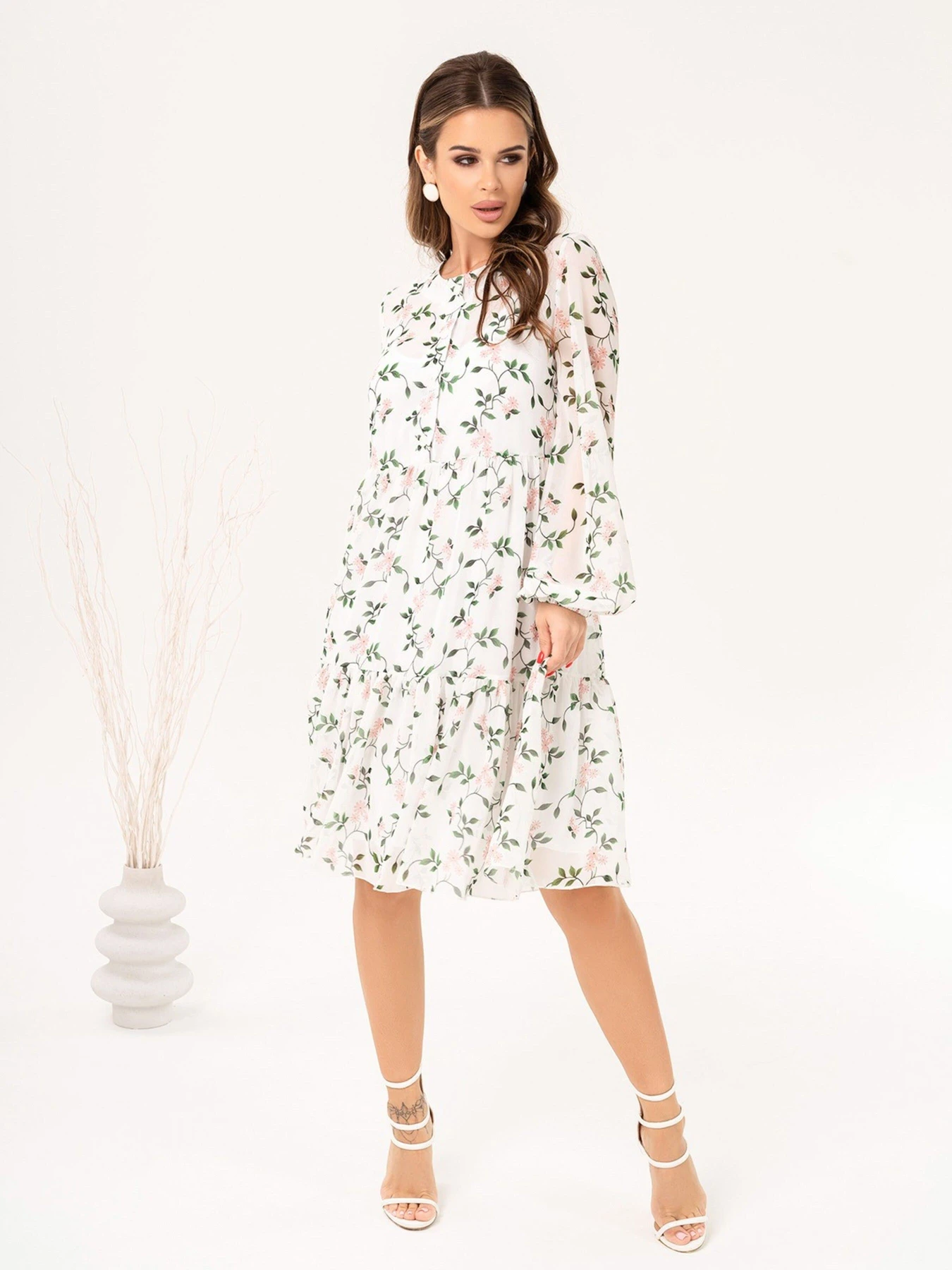Сукні ISSA Plus модель 14055_white Сукні ISSA Plus модель 14055_white Фото