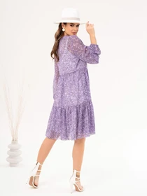 Сукні ISSA Plus модель 14056_lilac Фото