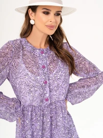 Сукні ISSA Plus модель 14056_lilac Фото