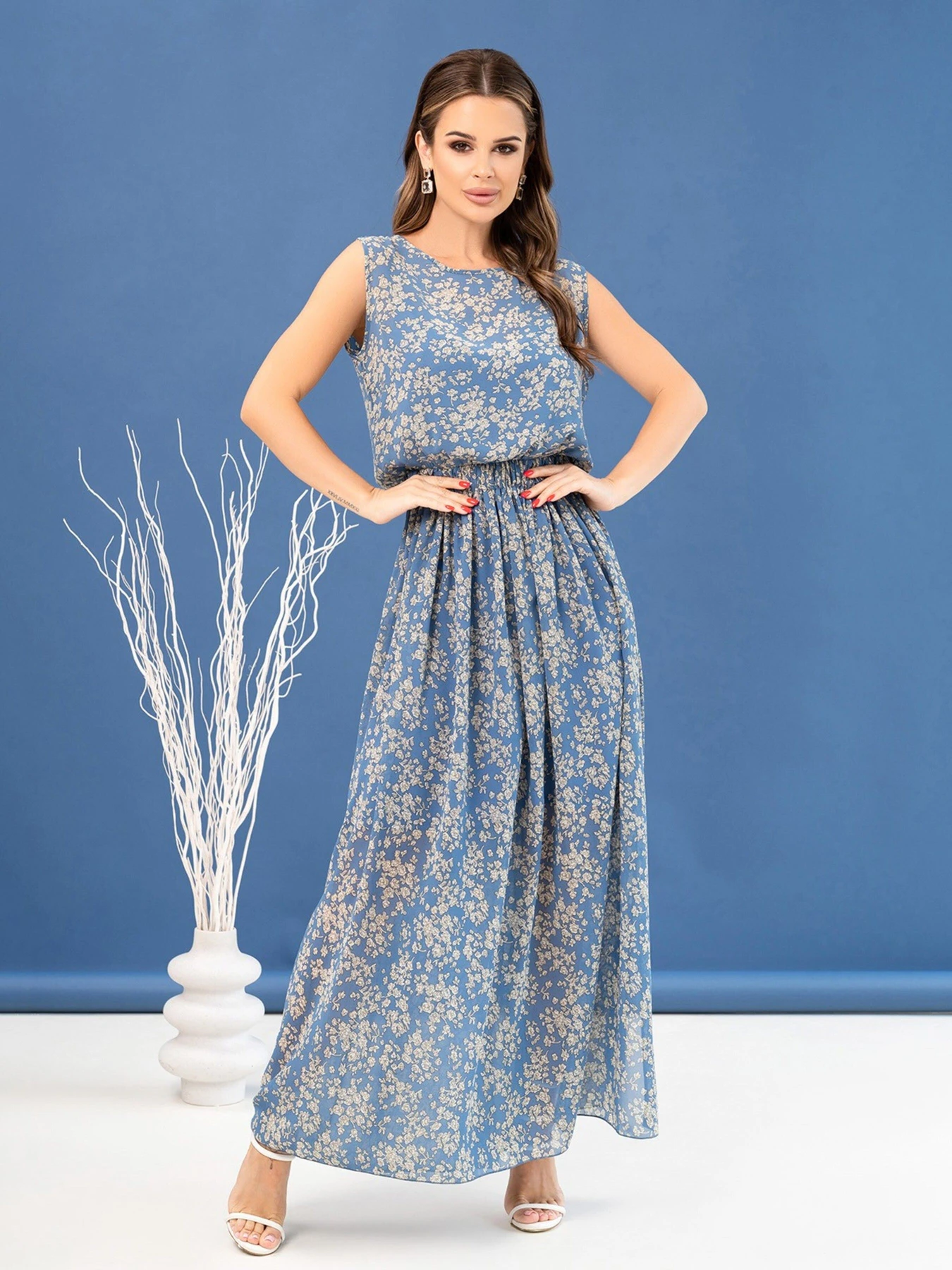 Сукні ISSA Plus модель 14057_blue Сукні ISSA Plus модель 14057_blue Фото