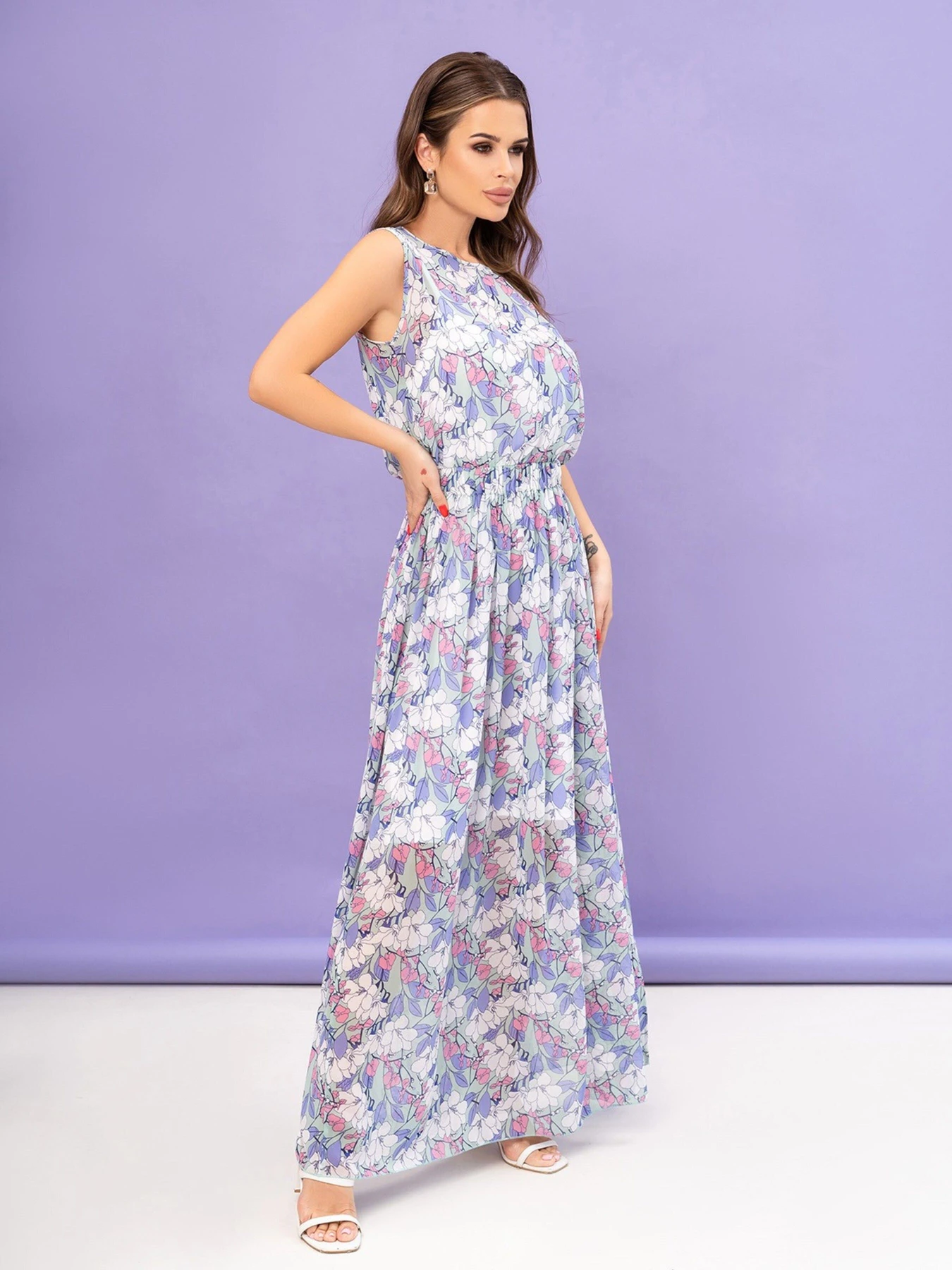 Сукні ISSA Plus модель 14059_multicolor Фото
