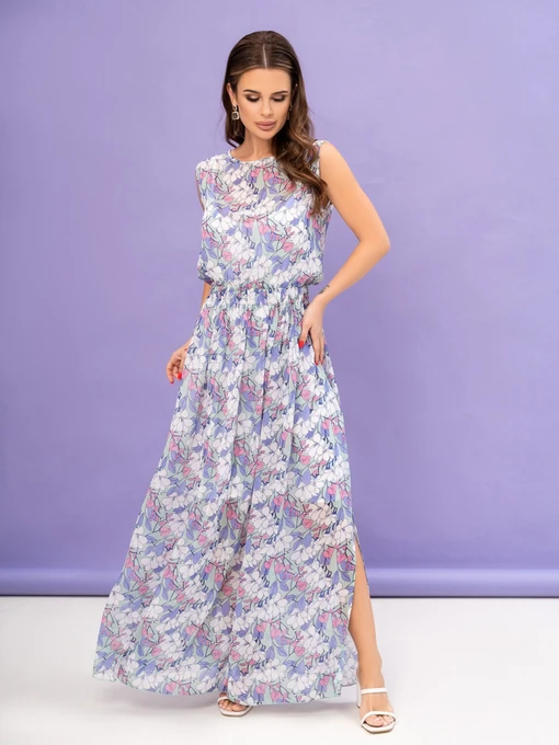 Платья ISSA Plus модель 14059_multicolor Фото
