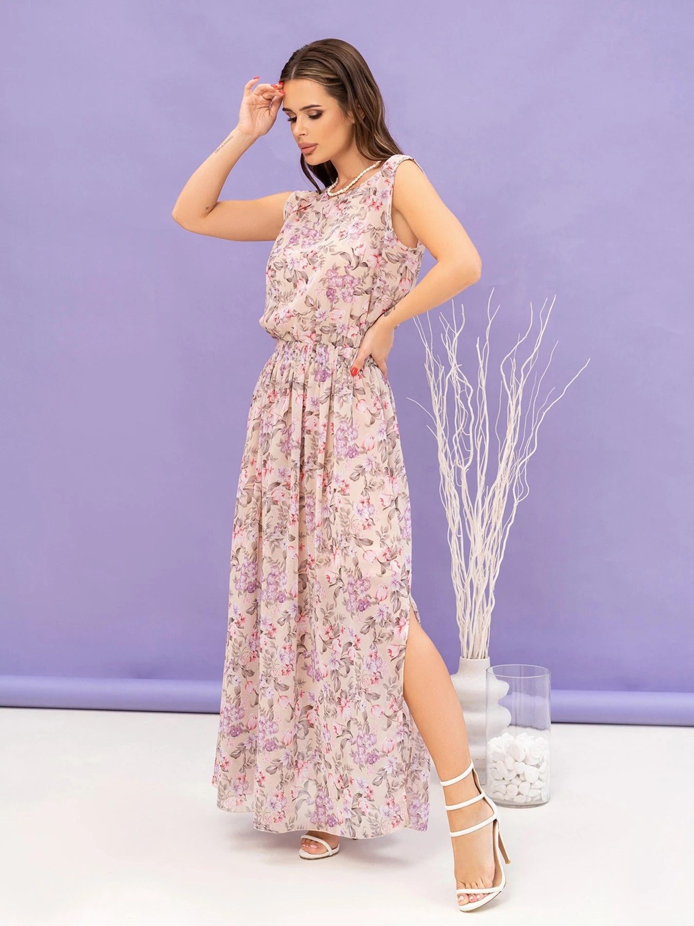 Сукні ISSA Plus модель 14060_beige Сукні ISSA Plus модель 14060_beige Фото