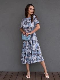 Сукні ISSA Plus модель 14082_blue Фото
