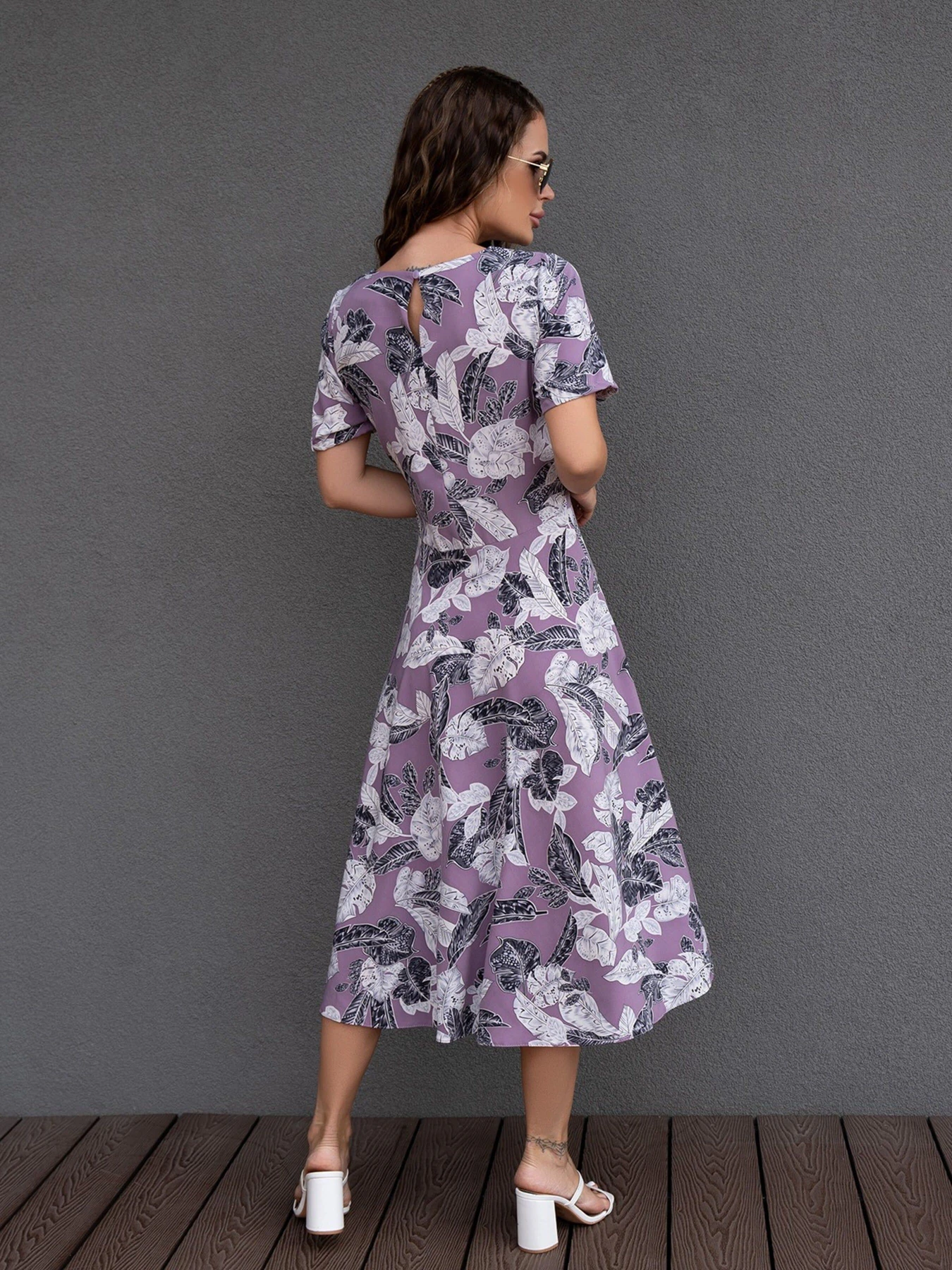 Сукні ISSA Plus модель 14082_lilac Сукні ISSA Plus модель 14082_lilac Фото