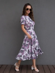 Сукні ISSA Plus модель 14082_lilac Фото