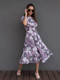 Сукні ISSA Plus модель 14082_lilac Фото