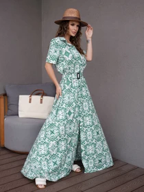 Сукні ISSA Plus модель 14087_green Фото