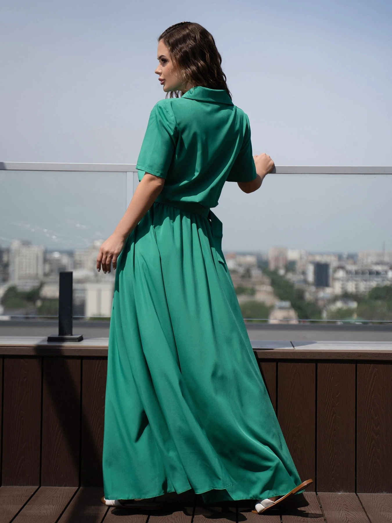 Сукні ISSA Plus модель 14089_green Фото