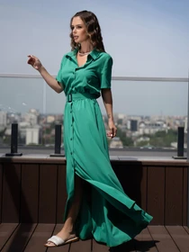 Сукні ISSA Plus модель 14089_green Фото