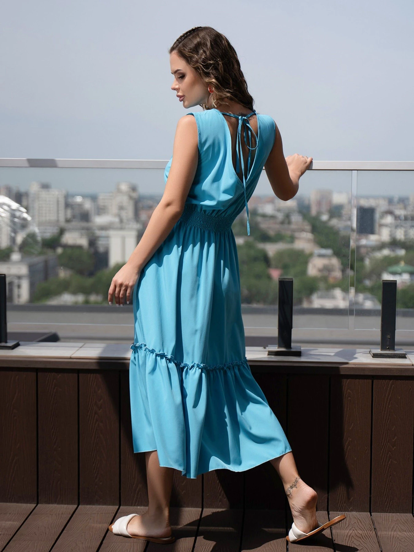 Сукні ISSA Plus модель 14096_blue Фото