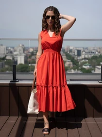 Сукні ISSA Plus модель 14096_red Фото