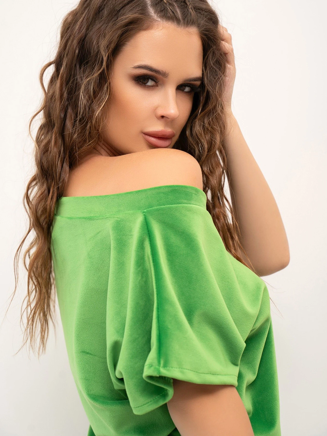 Костюмы ISSA Plus модель 14098_green Фото