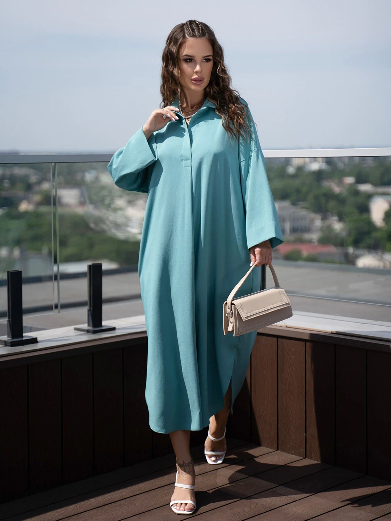 Сукні ISSA Plus модель 14099_turquoise Сукні ISSA Plus модель 14099_turquoise Фото