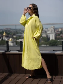 Сукні ISSA Plus модель 14099_yellow Фото