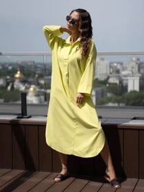 Сукні ISSA Plus модель 14099_yellow Фото