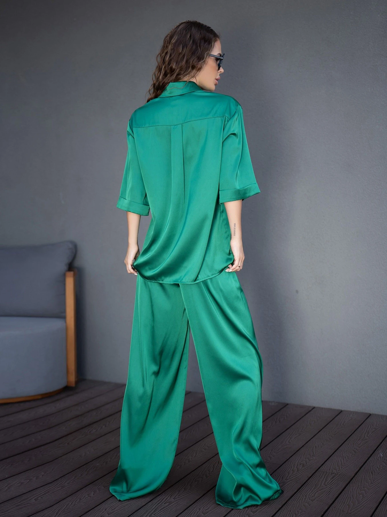 Костюмы ISSA Plus модель 14100_green Фото
