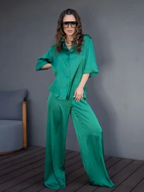 Костюмы ISSA Plus модель 14100_green Фото