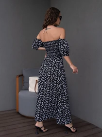 Сукні ISSA Plus модель SA-252A_blackwhite Фото