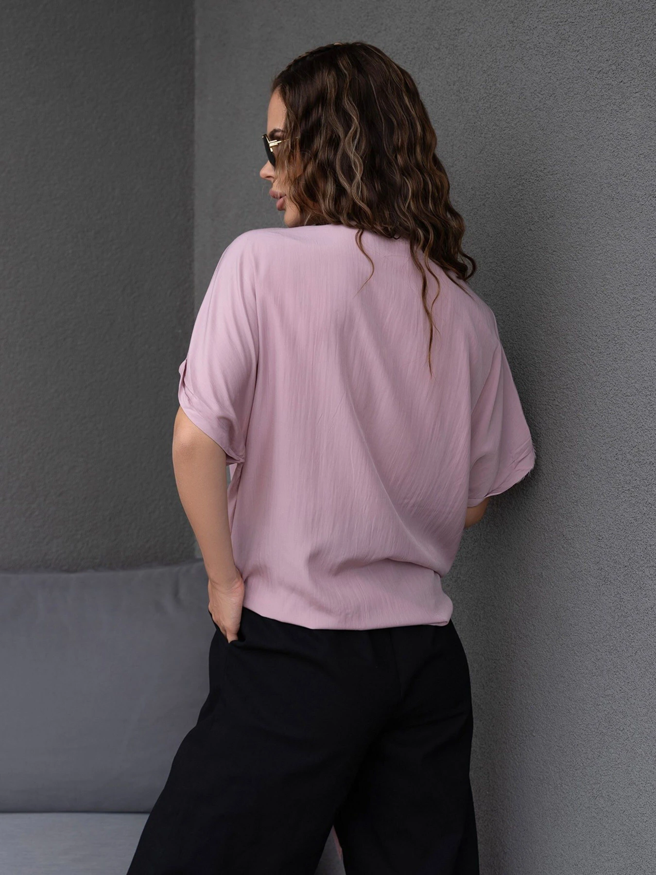 Сорочки ISSA Plus модель WN20-494_lilac Фото
