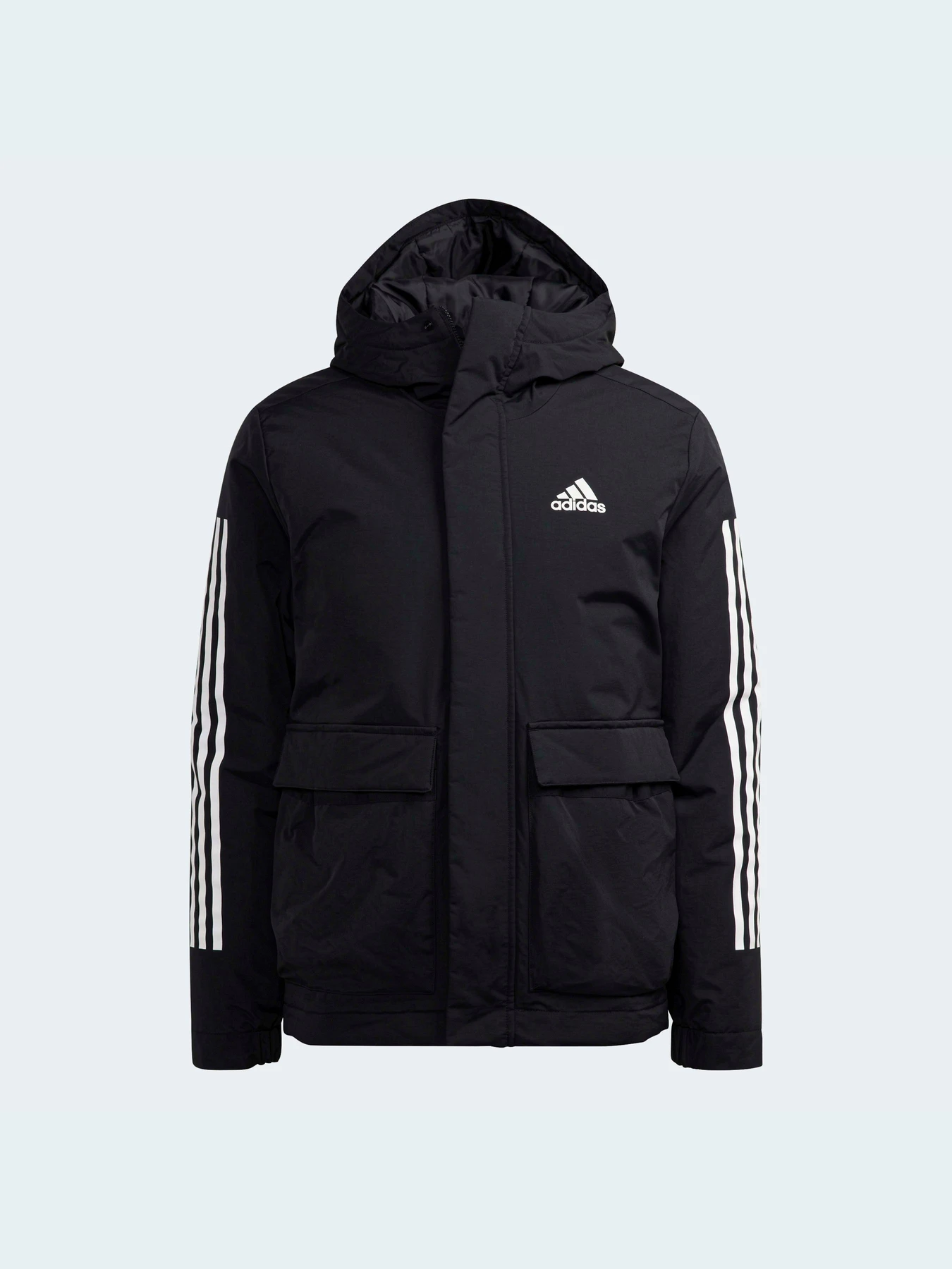 Куртки и дубленки Adidas 3 Stripes модель GT1688 Куртки и дубленки Adidas 3 Stripes модель GT1688 Фото