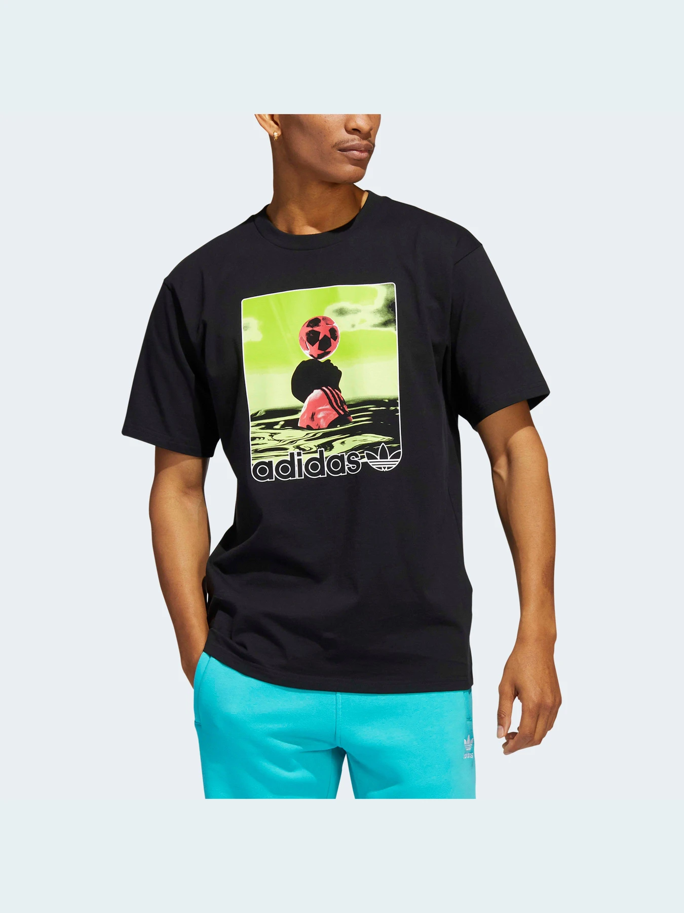 Футболки и поло Adidas Graphics модель HC2128 Футболки и поло Adidas Graphics модель HC2128 Фото