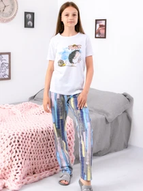 Одяг для дому та сну Носи своє модель 6076-002-33-2-smuzhki Фото