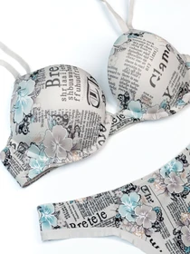 Нижнее белье ISSA Plus модель BL2-748_grey Фото