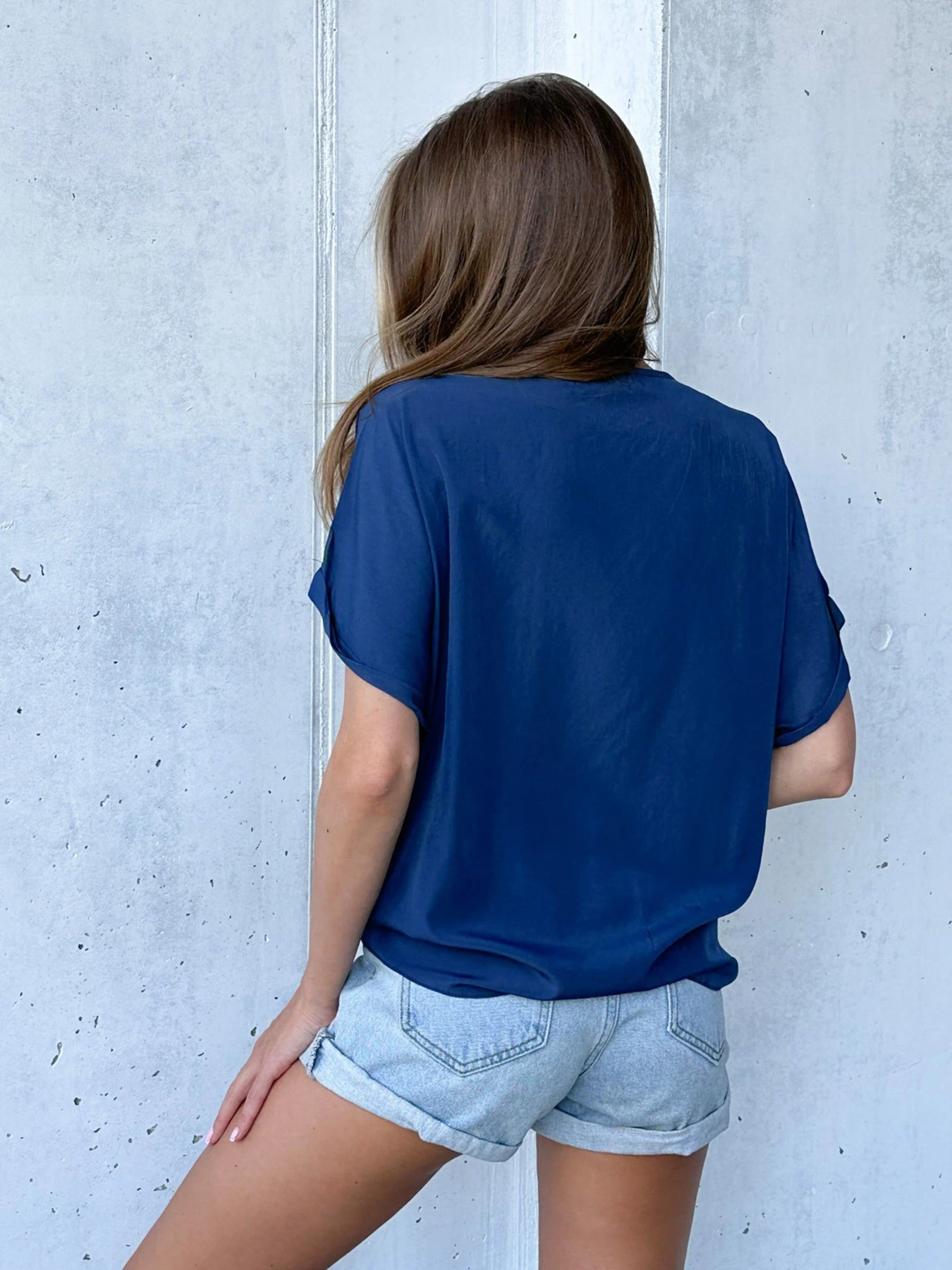Сорочки ISSA Plus модель WN20-494_darkblue Фото