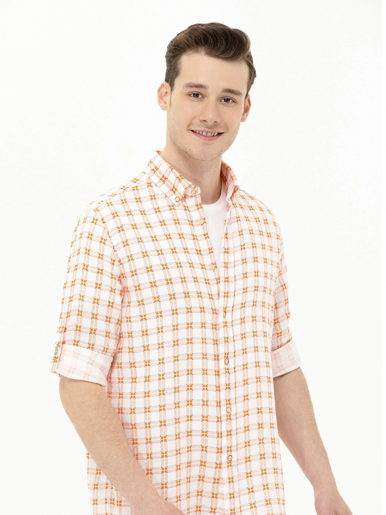 Рубашки US Polo модель G081SZ004.000.1573353.VR031 Фото
