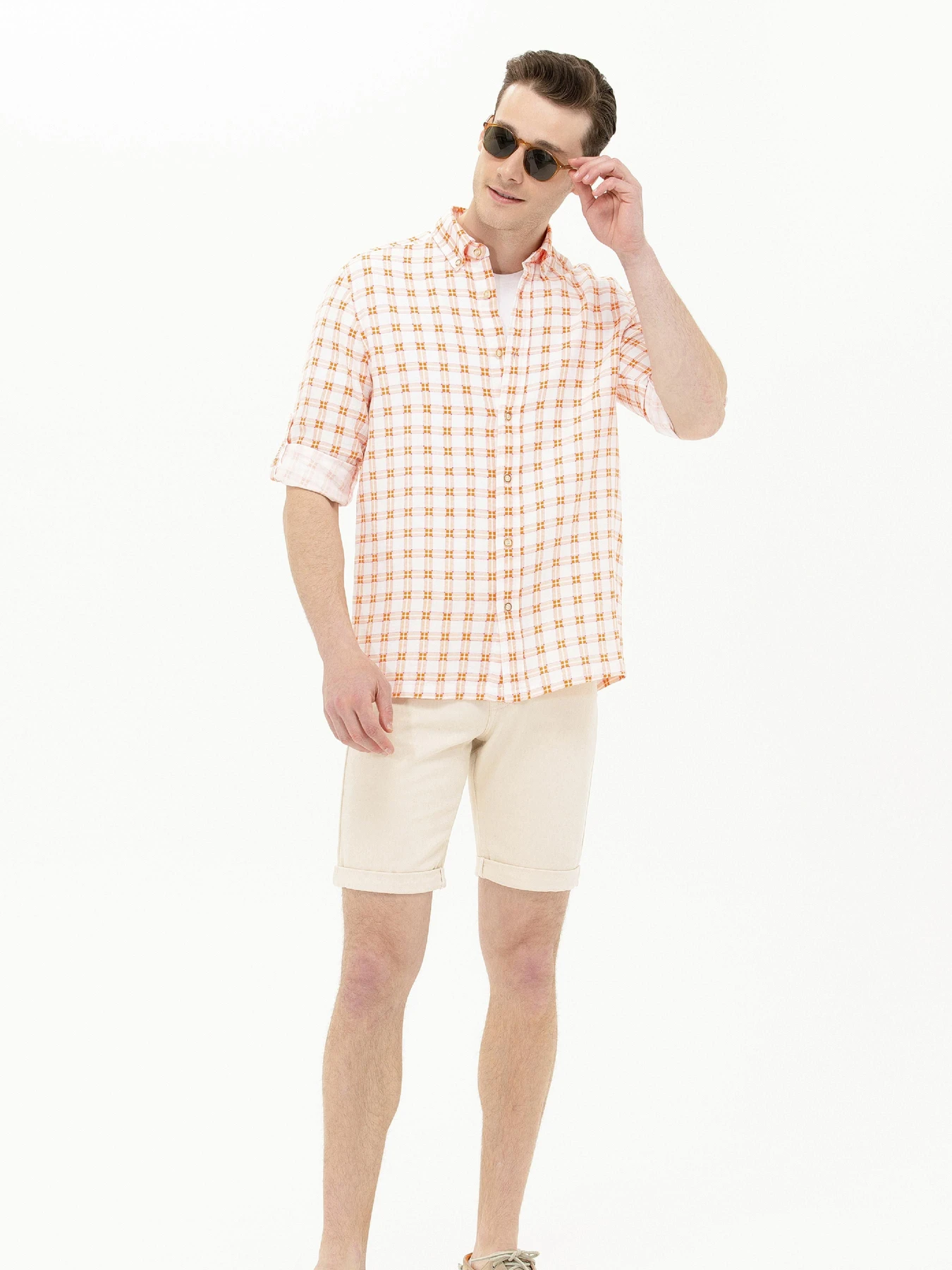 Рубашки US Polo модель G081SZ004.000.1573353.VR031 Фото