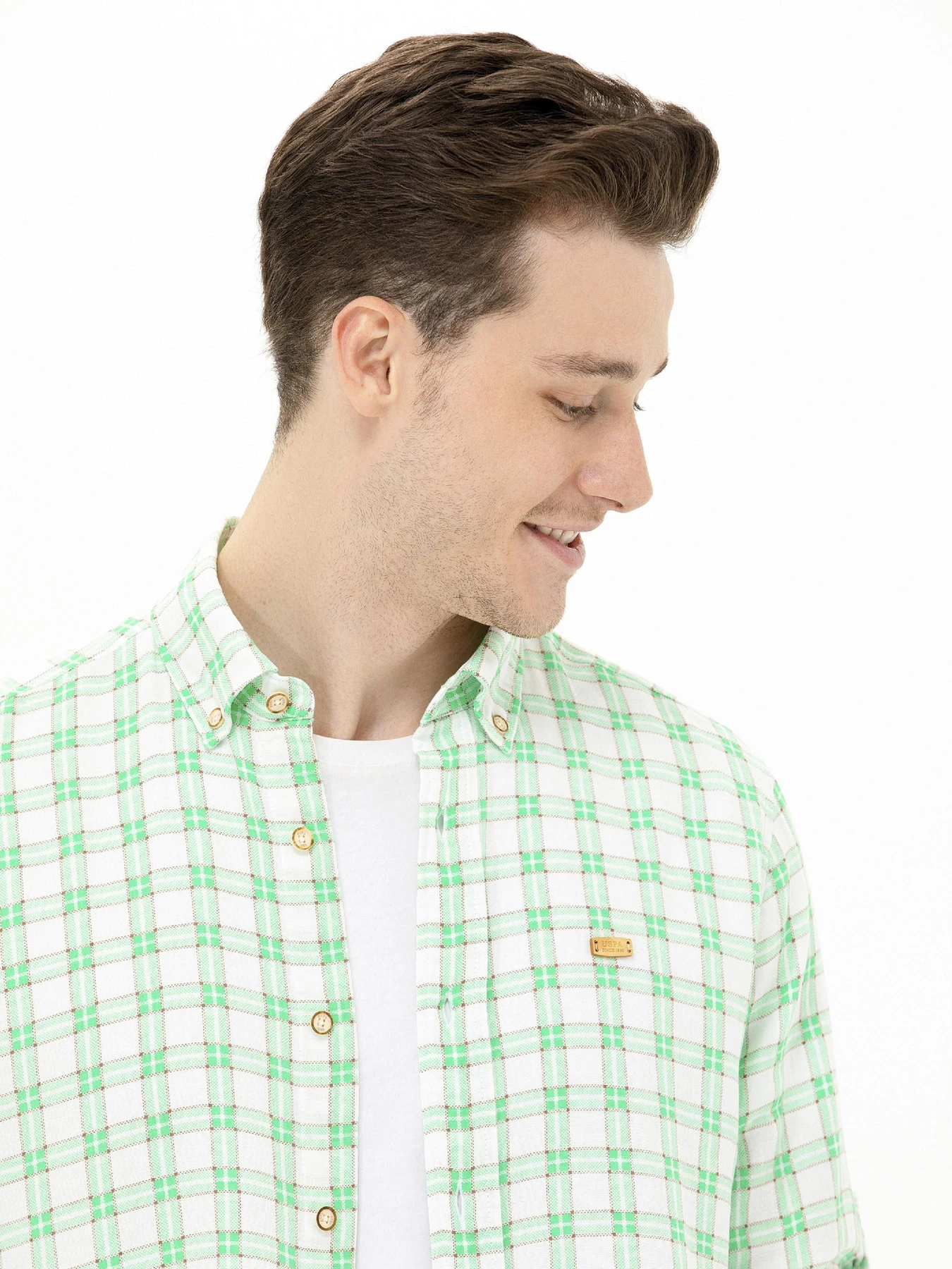 Рубашки US Polo модель G081SZ004.000.1573353.VR083 Фото