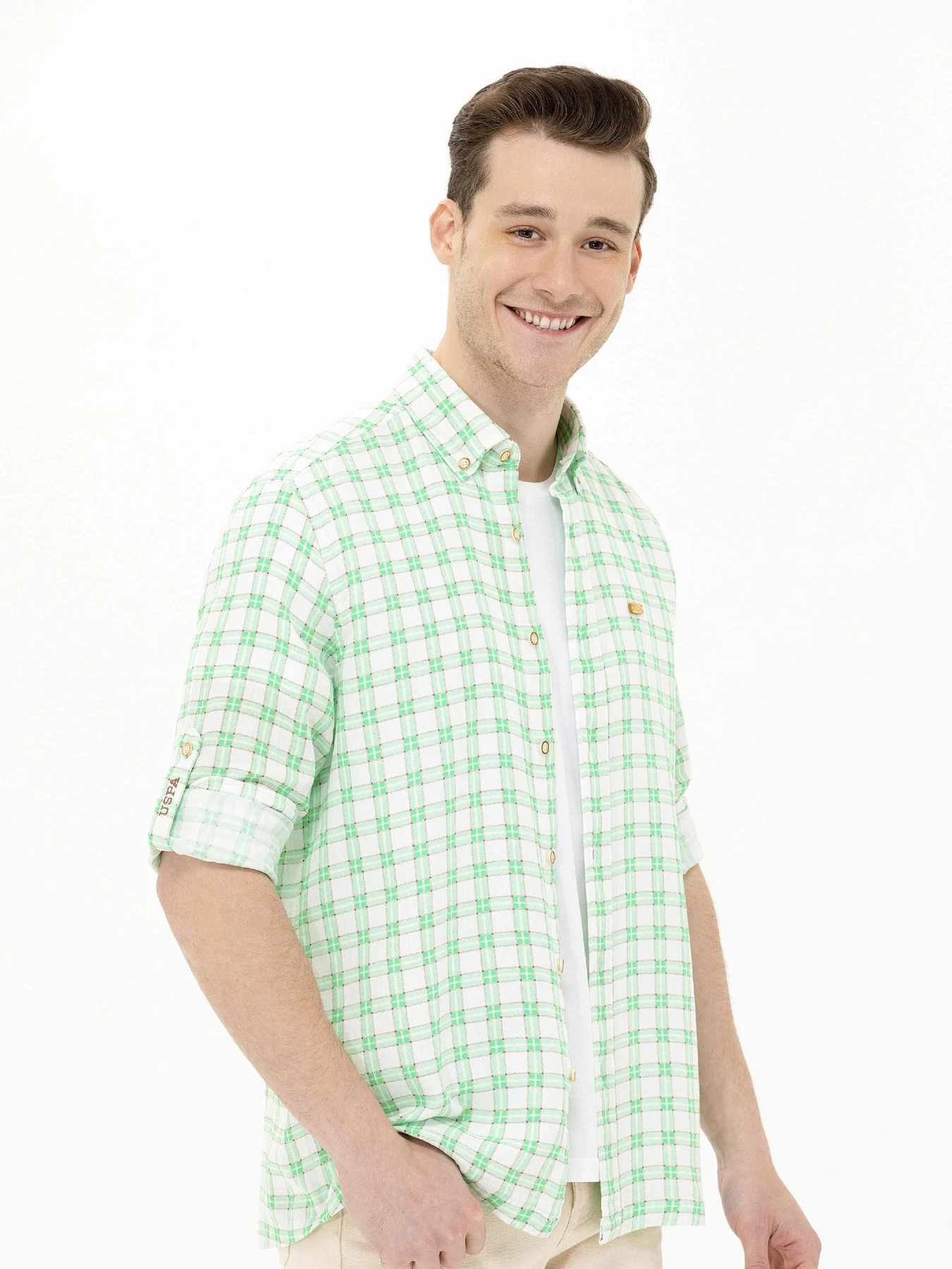 Рубашки US Polo модель G081SZ004.000.1573353.VR083 Фото