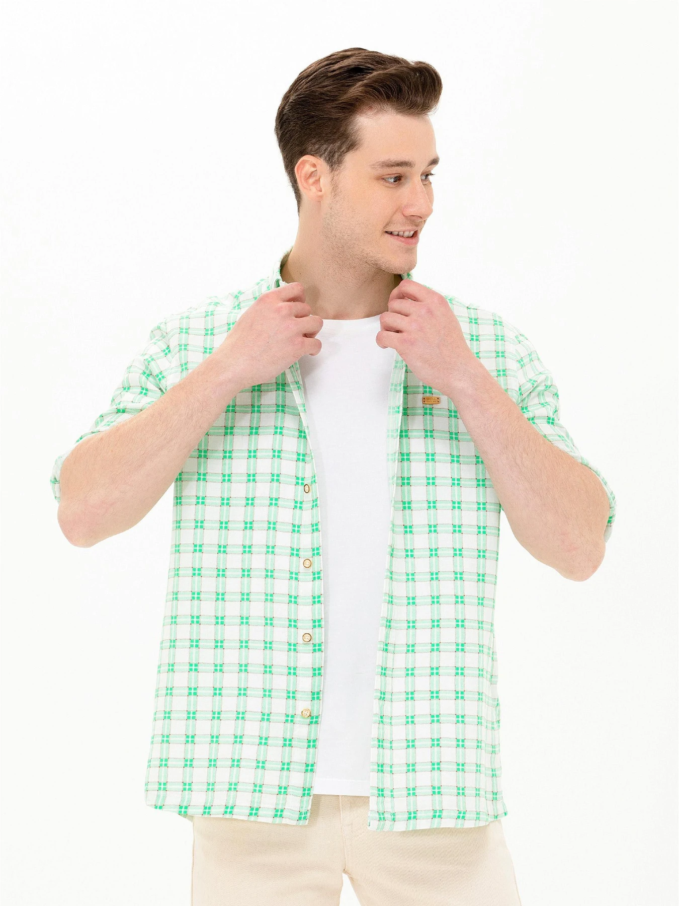 Рубашки US Polo модель G081SZ004.000.1573353.VR083 Фото
