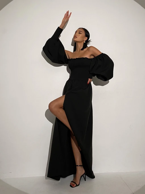Сукні Jadone Fashion модель Suknya_Dilara_chorniy Фото