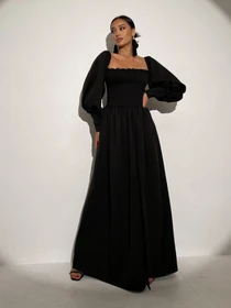 Платья Jadone Fashion модель Suknya_Dilara_chorniy Фото