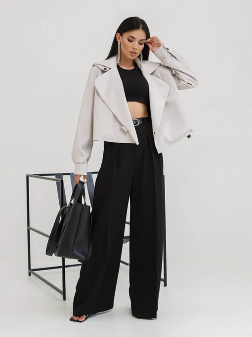 Жіноча Шкіряна куртка Jadone Fashion фото 2