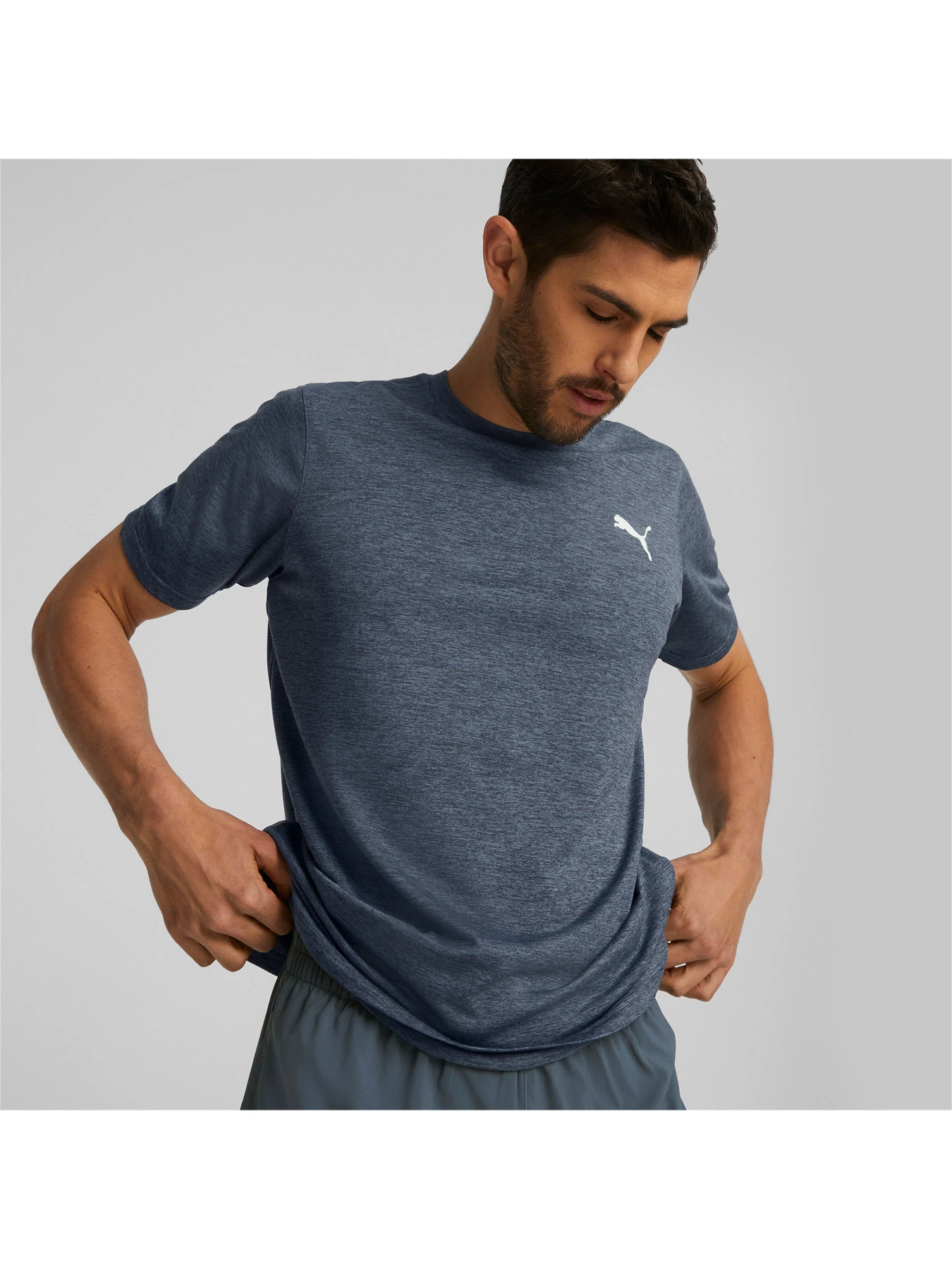 Футболки и поло PUMA Train Fav Heather Ss Tee модель 520137 Футболки и поло PUMA Train Fav Heather Ss Tee модель 520137 Фото