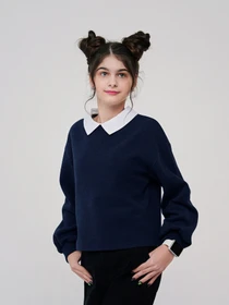 Свитры и кардиганы SMIL модель smil_116610-temno-sinij Фото
