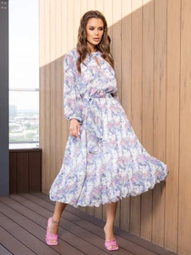 Сукні ISSA Plus модель 14107_multicolor Фото