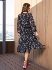 Платья ISSA Plus модель 14108_black Фото