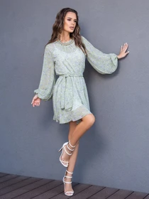 Сукні ISSA Plus модель 14115_olive Фото